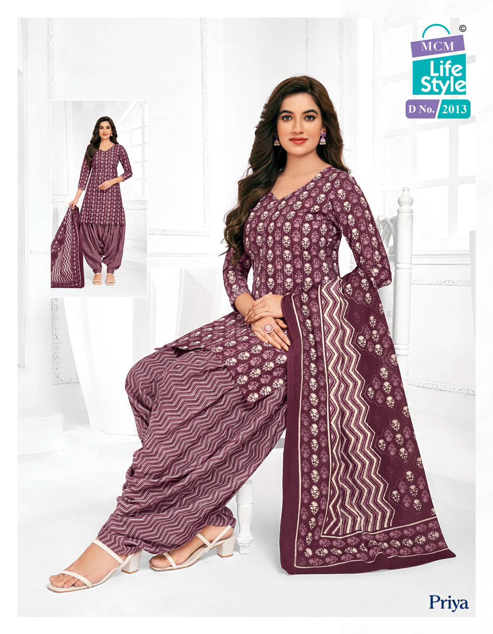 Mcm Priya 20 Printed Cotton Dress Material Catalog
